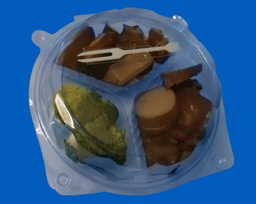 PET單格式蔬果/熟食包裝盒