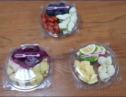 PET單格式蔬果/熟食包裝盒